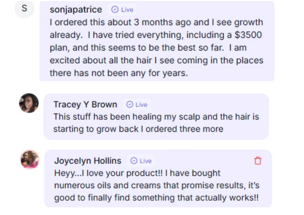 Here's what women are saying about Root Revive so far: